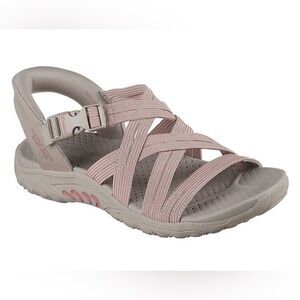 Skechers Reggae Morning Light Sz 6 M Hands Free Slip-ins Women's Sandals‎